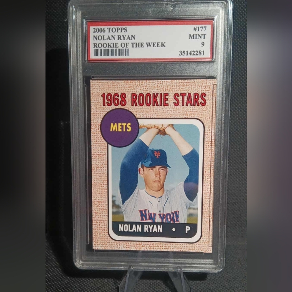2006 Topps Rookie of the Week #5 Nolan Ryan 1968 New York Mets